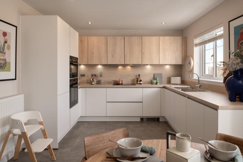 Internal image of kitchen at West Craigs by Cala Homes in Edinburgh Scotland