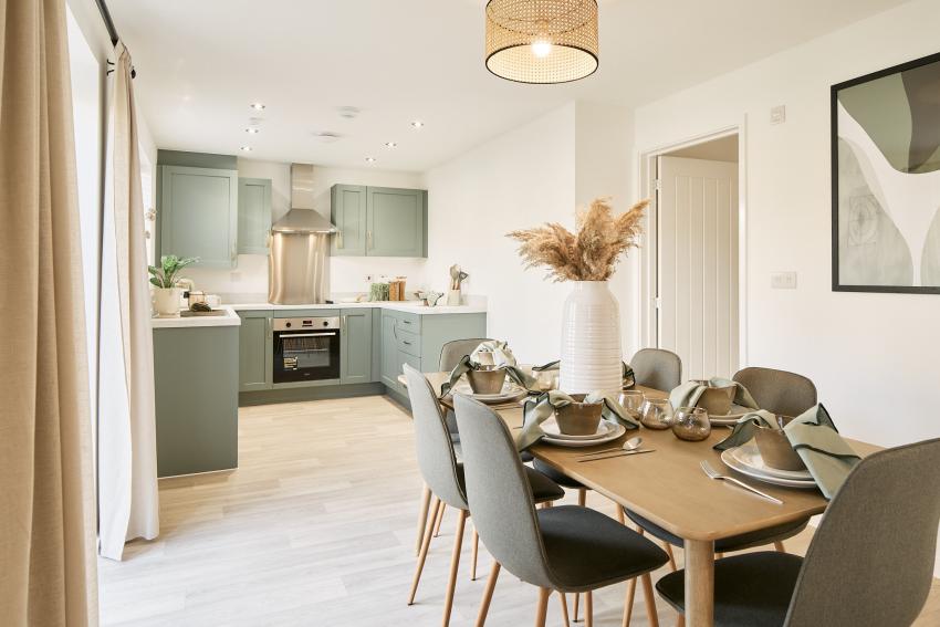 Internal image of kitchen at Hallows Rise in Nottingham by Charles Church
