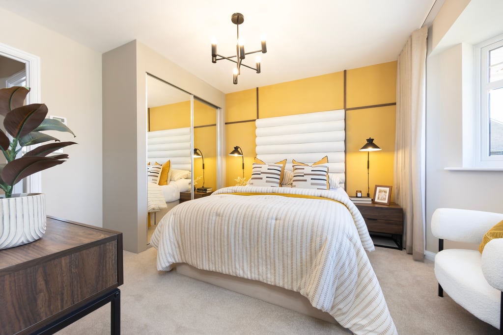 Master bedrooms at Coppice Green at Pickford Gate