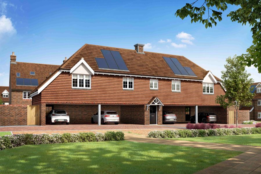 Shared ownership new houses at Ada Gardens in East Horsley