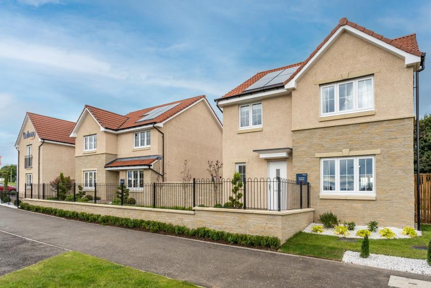 Spacious detached homes at Bellway at Shawfair