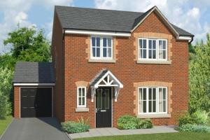 Children build ‘new houses’ at the South Molton development
