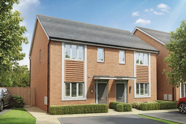 Image of a new build house on the Handley Place development in Weston-super-Mare.