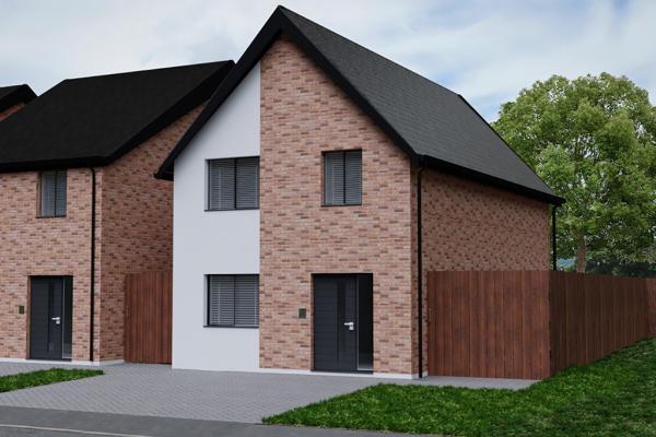 Image of a new build house on the Graven Hill development in Bicester.