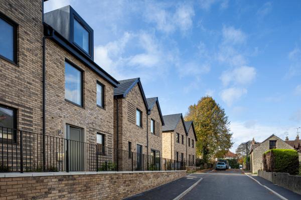 Image of a new build house on the The Old Printworks development in Frome.