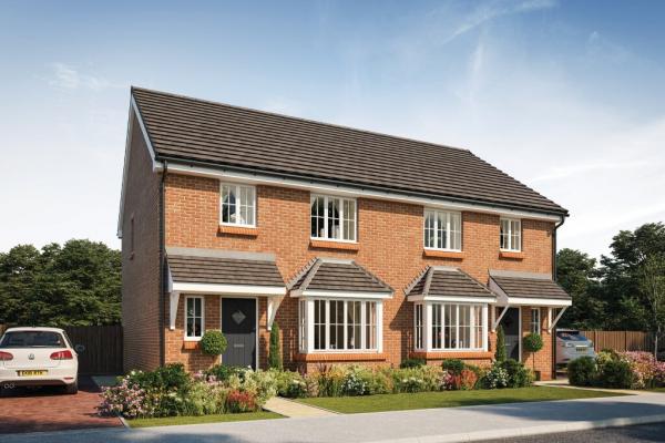 Image of a new build house on the Beaumont Park development in Great Dunmow.