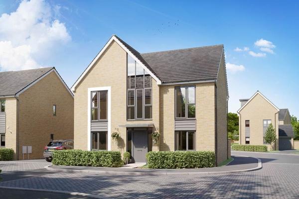 Image of a new build house on the Littlecombe development in Dursley.