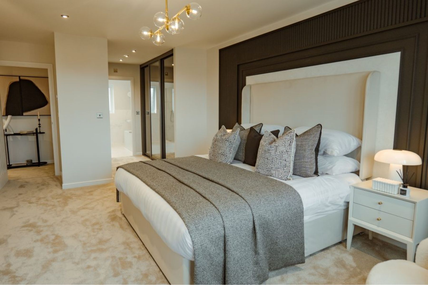 Spacious bedrooms at Orchard Place in Thornton, Merseyside