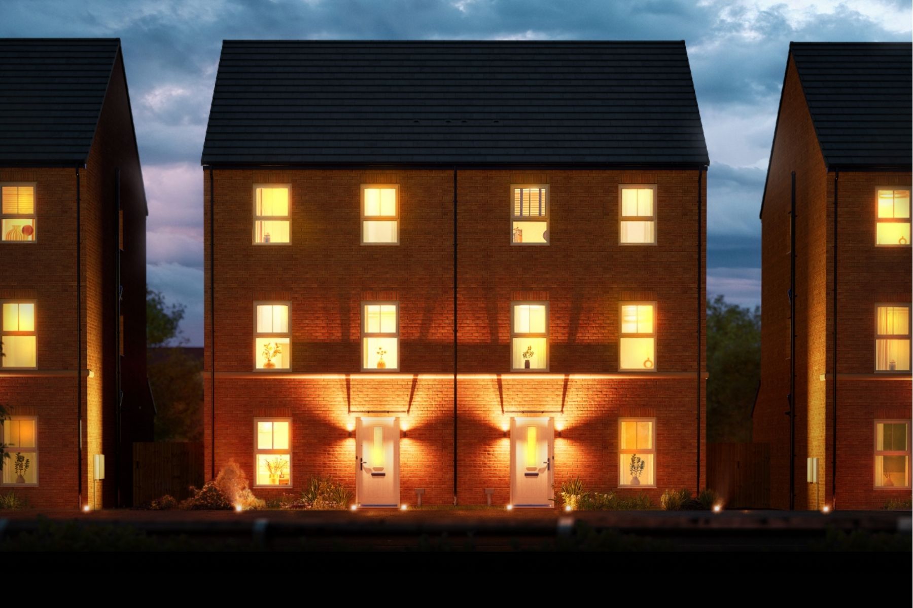 semi detached town houses at Desire by Strata Homes