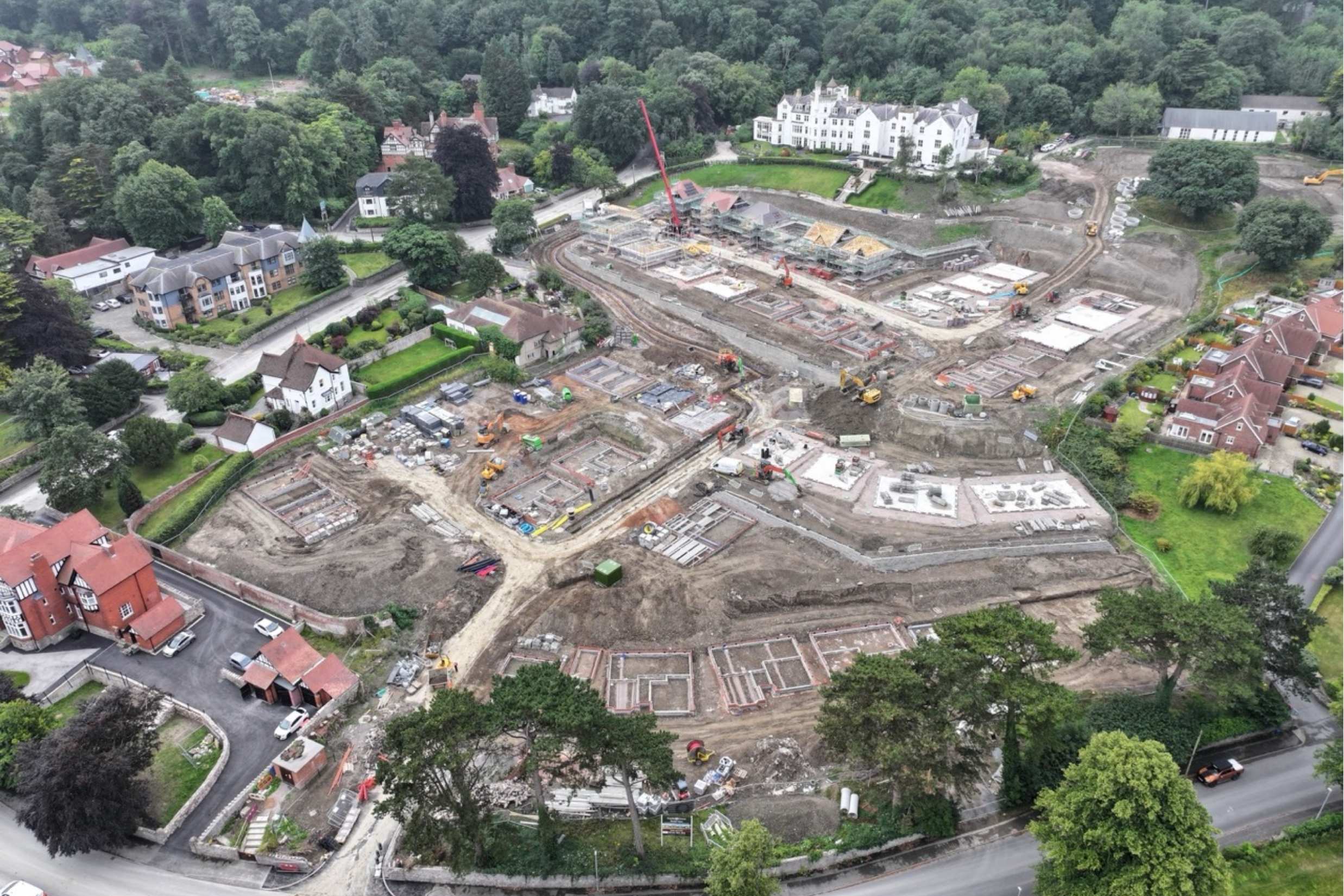 Homes under construction at Rydal View
