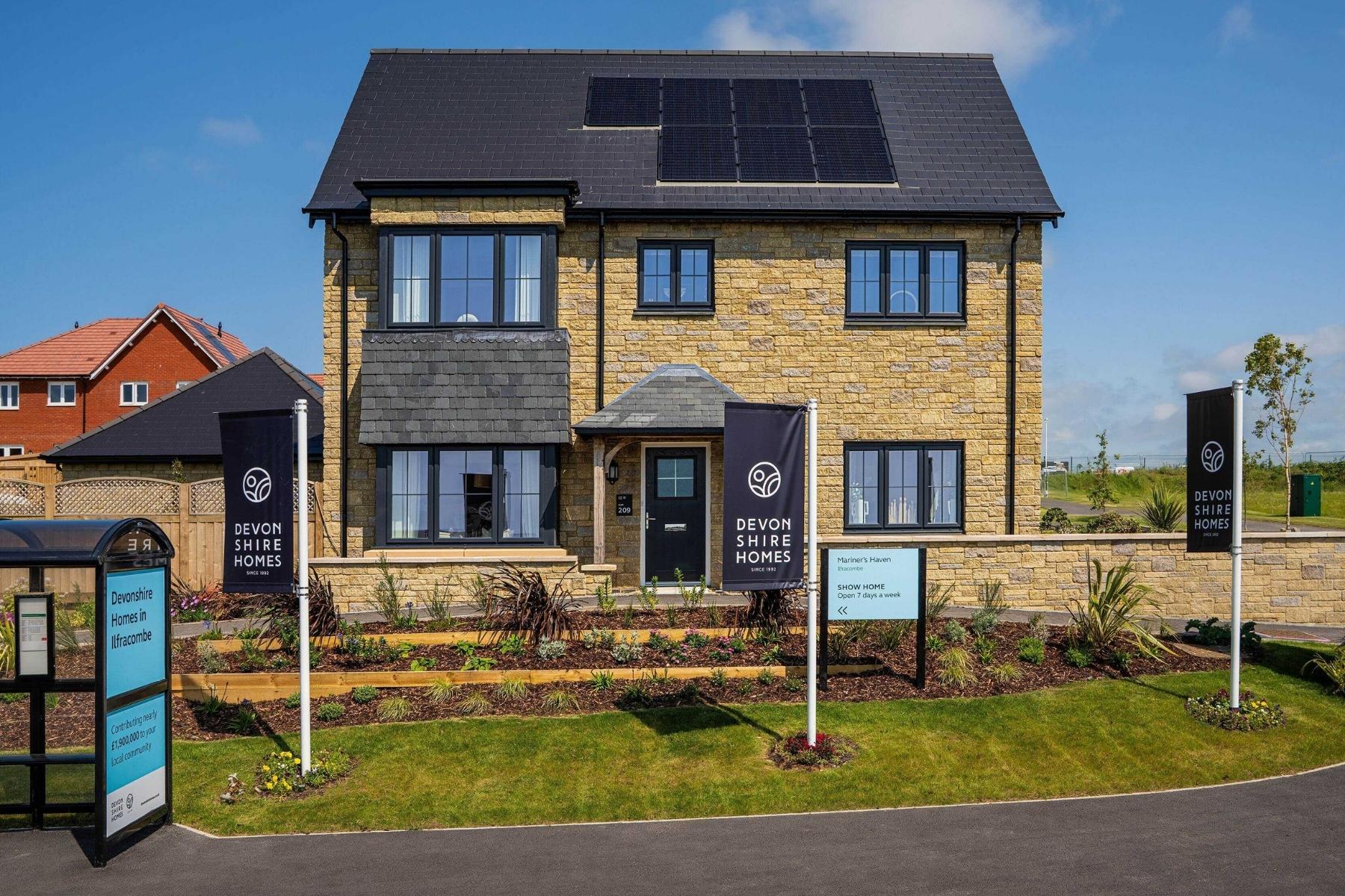 External image of detached new home at Mariner's Haven in Ilfracombe