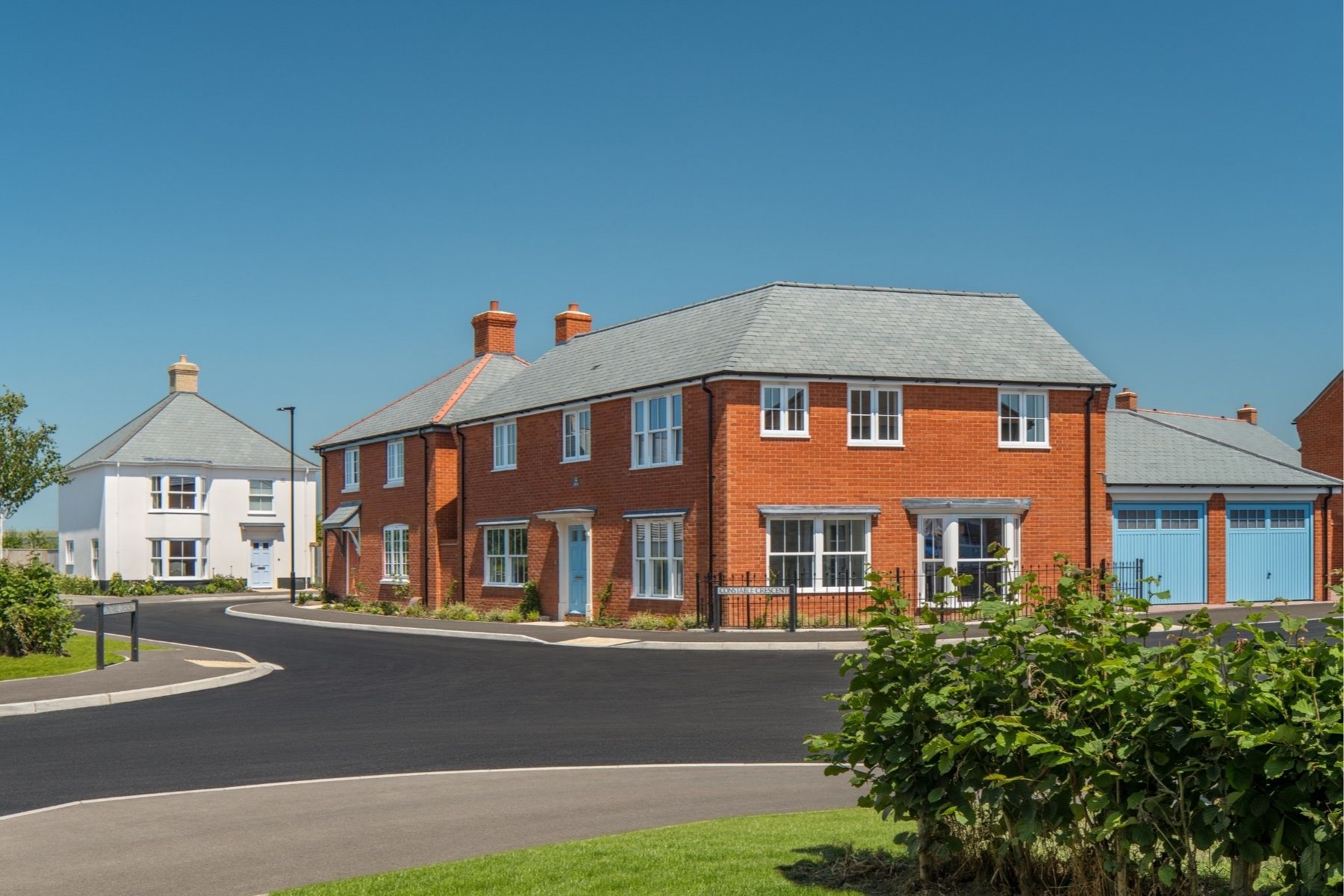 New homes at Chesil Reach in Chickerell, Dorset