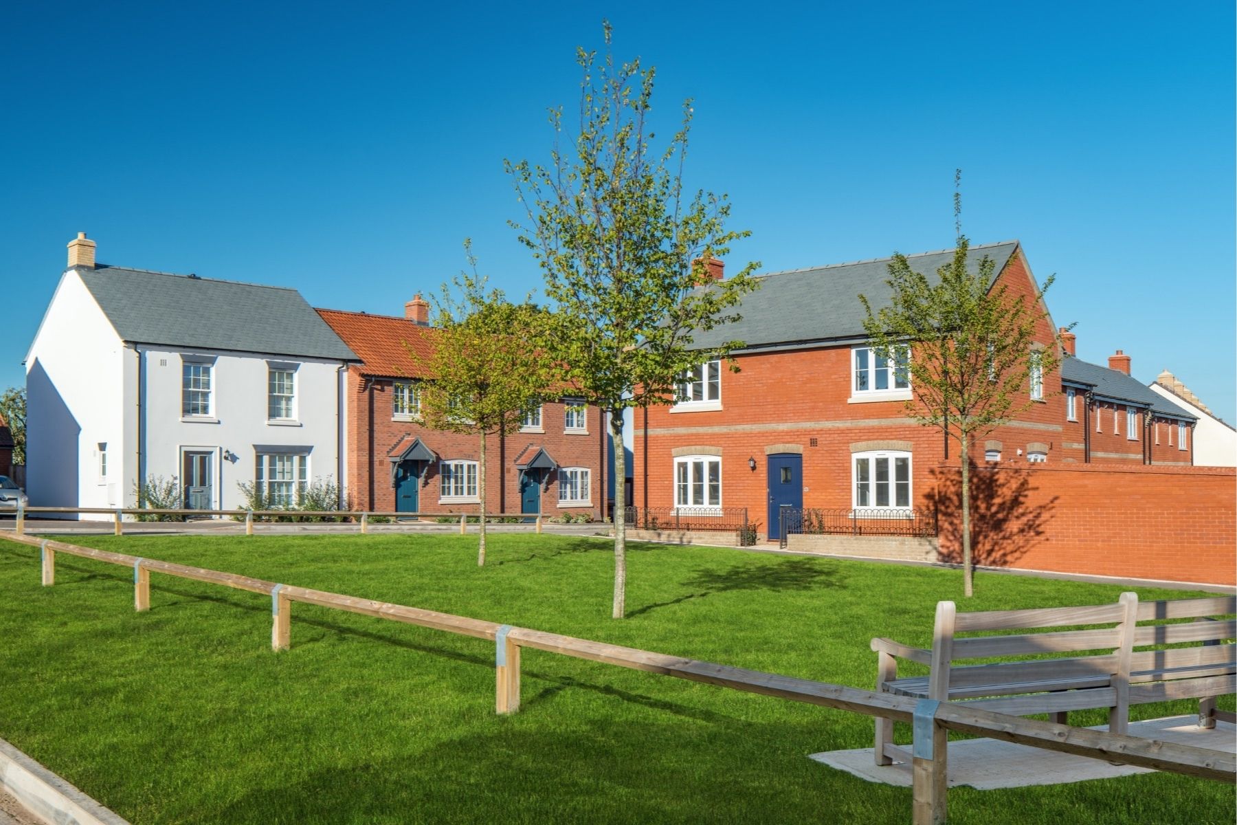 New homes at Jurston Fields in Wellington, Somerset