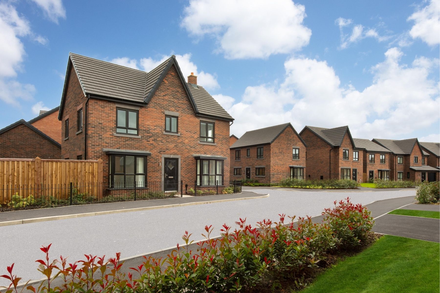 New build homes at Hopwood Meadows in Heywood by Bellway