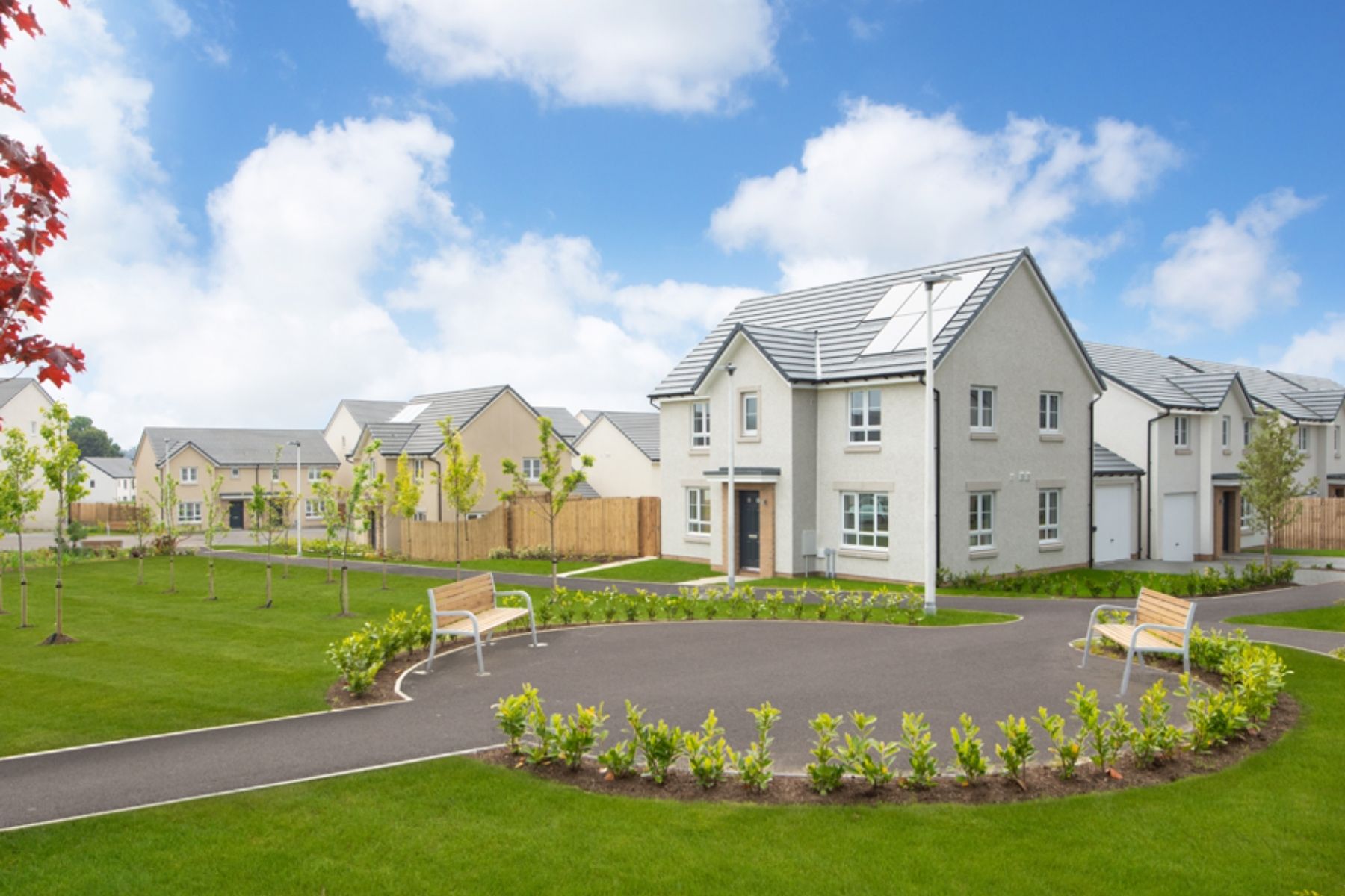 New build homes at Barratt @ West Craigs in Gogar by Barratt Homes
