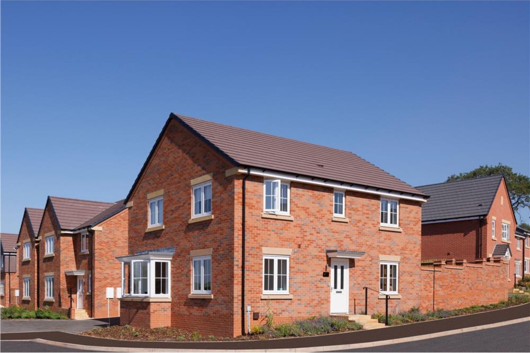 New build homes at Roman Croft in Telford by Miller Homes