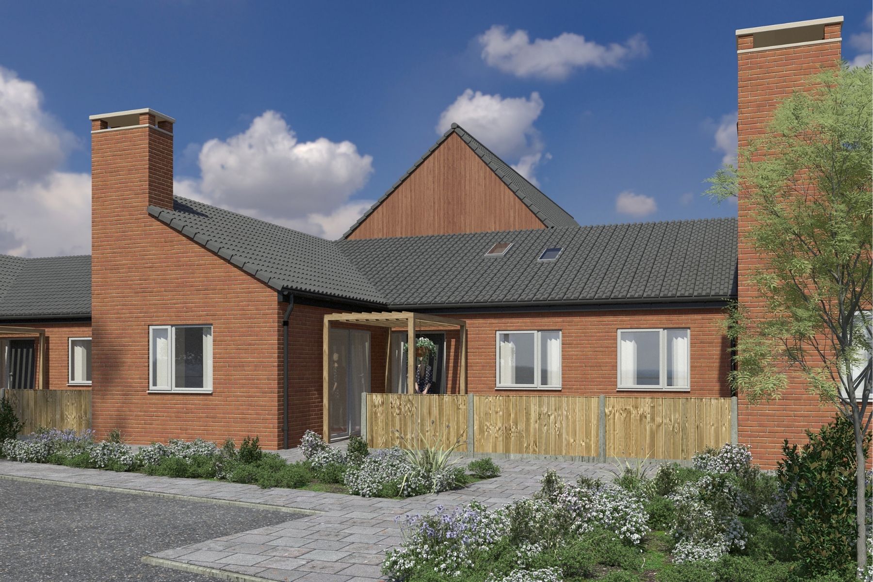 Shared Ownership bungalows at Ash Meadows in Worcester by Rooftop Housing