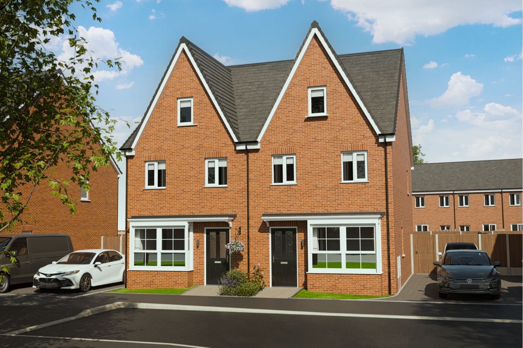 New homes at Bloomfield View in Tipton, West Midlands by Connells.