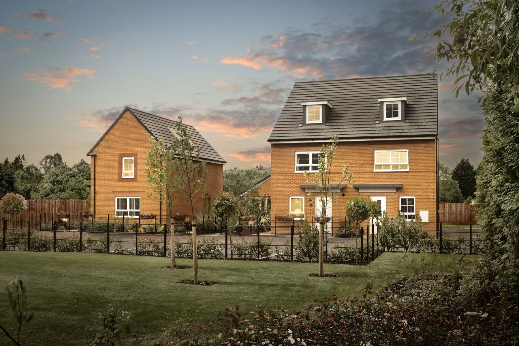 three and four bedroom houses at The Watchmakers in Coventry by Barratt Homes
