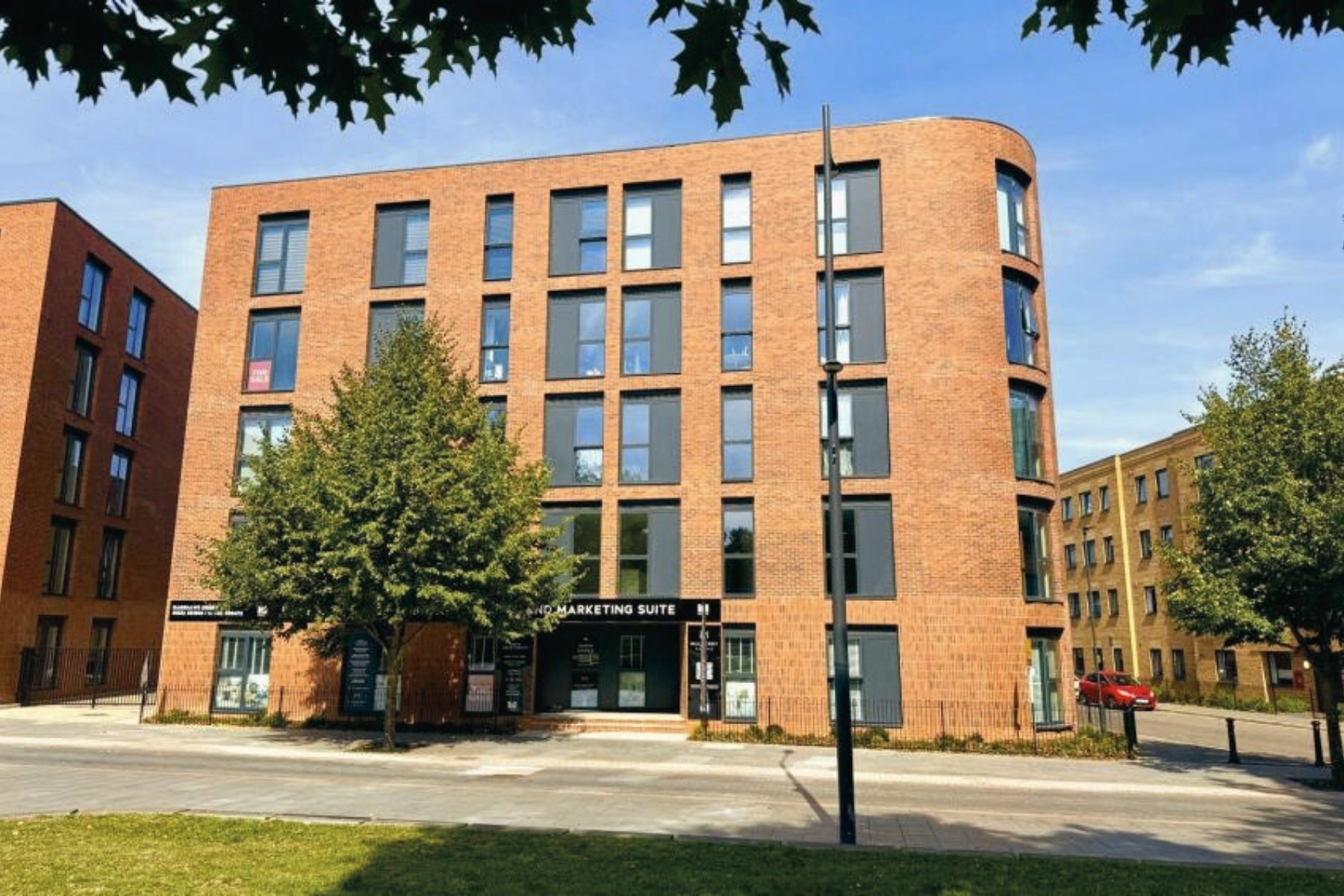 New build apartments at Mulberry House, Derby City Centre