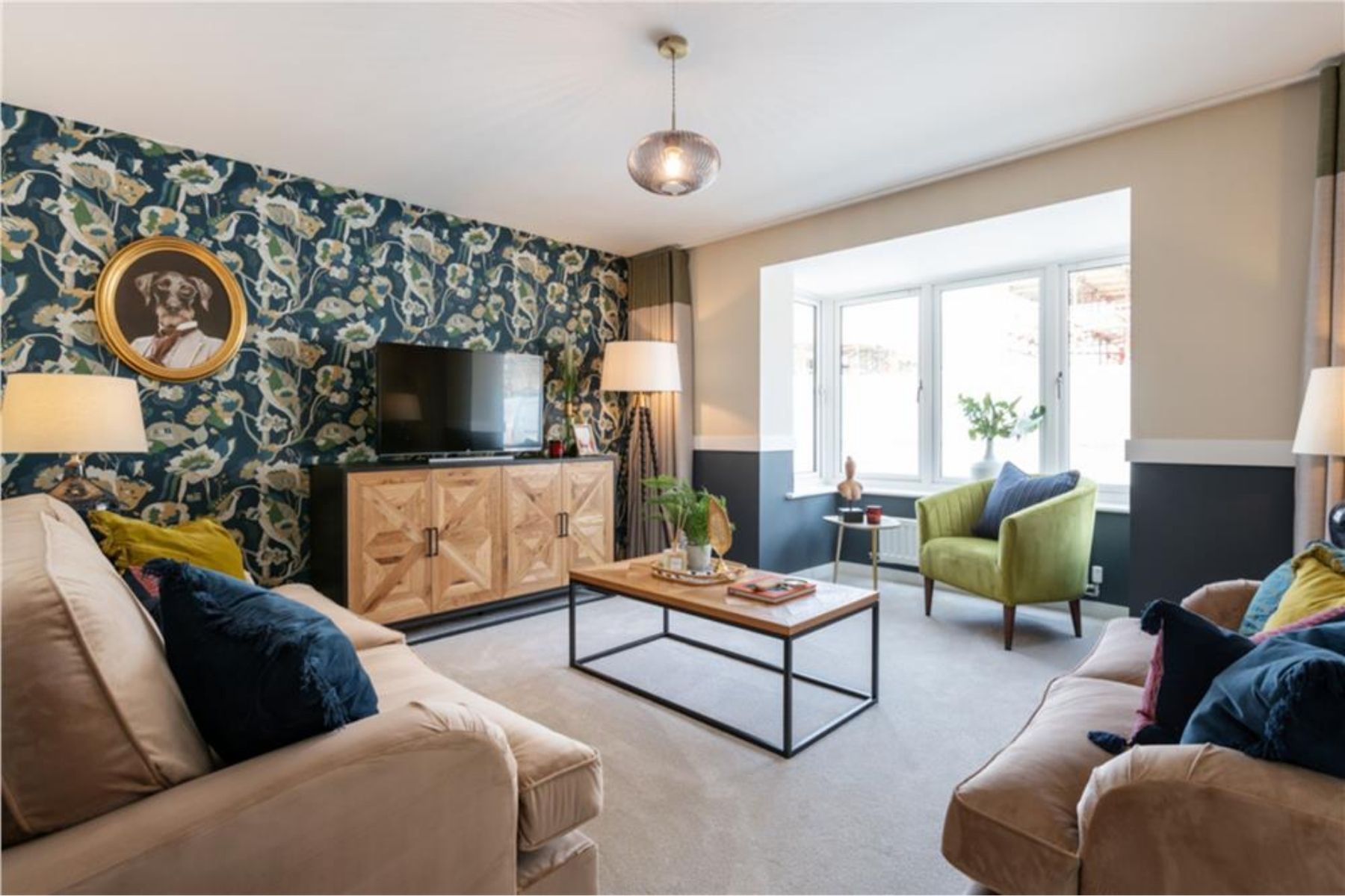 Spacious lounges at Deer Park, Miller Homes