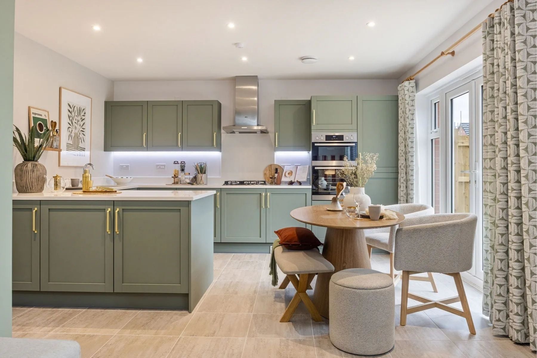 Spacious family kitchens at Avon Rise in Malmesbury, Wiltshire