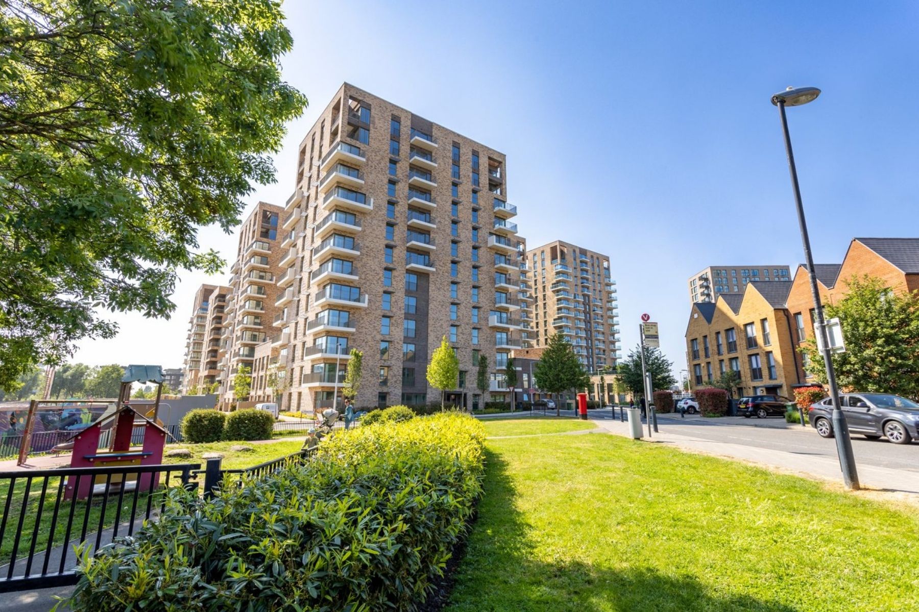 Green spaces at L&Q at Kidbrooke Village in Greenwich