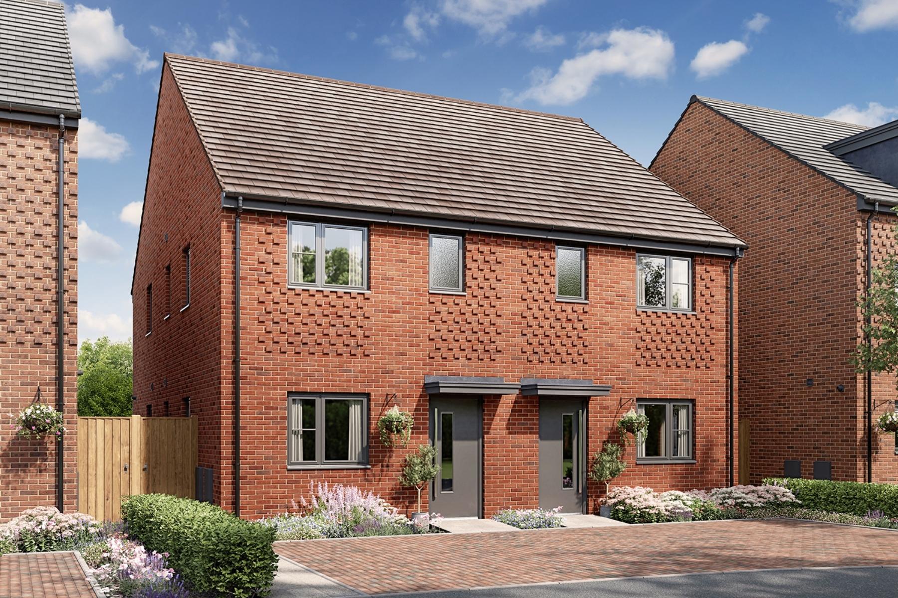 Semi detached homes at Sheldon Pines in Northfield by Lagan Homes