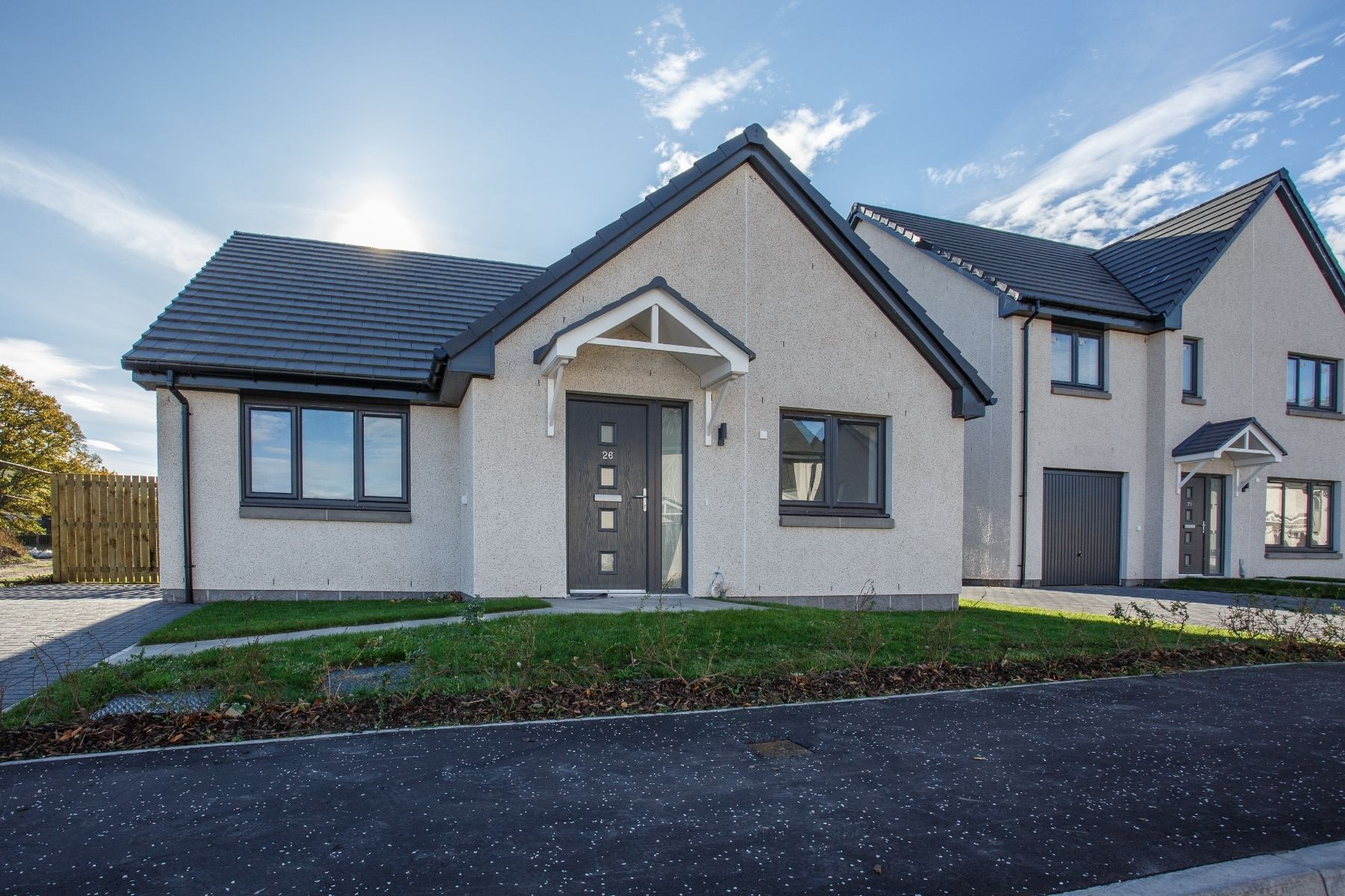 Energy efficient detached bungalows available at Oak Gardens in Newtyle