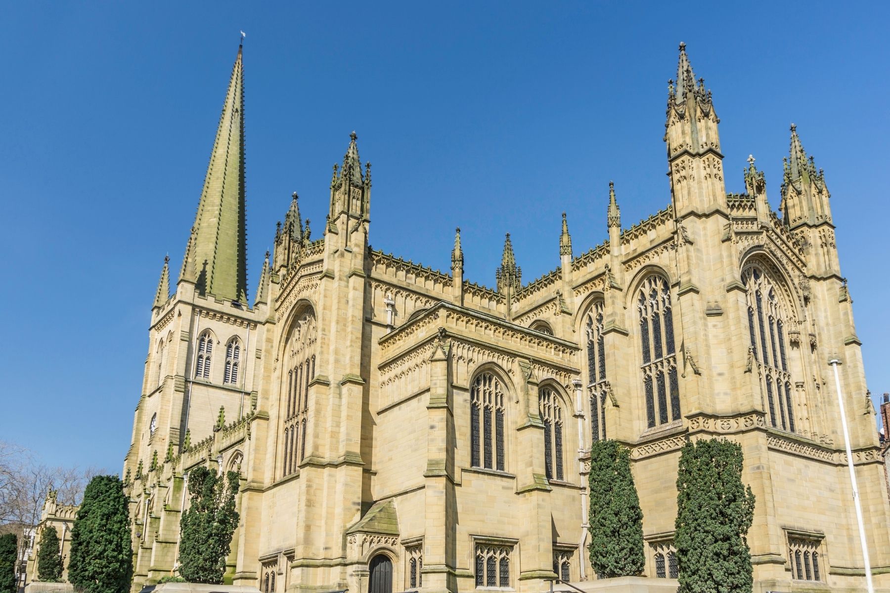 Cathedral in the heart of Wakefield, West Yorkshire