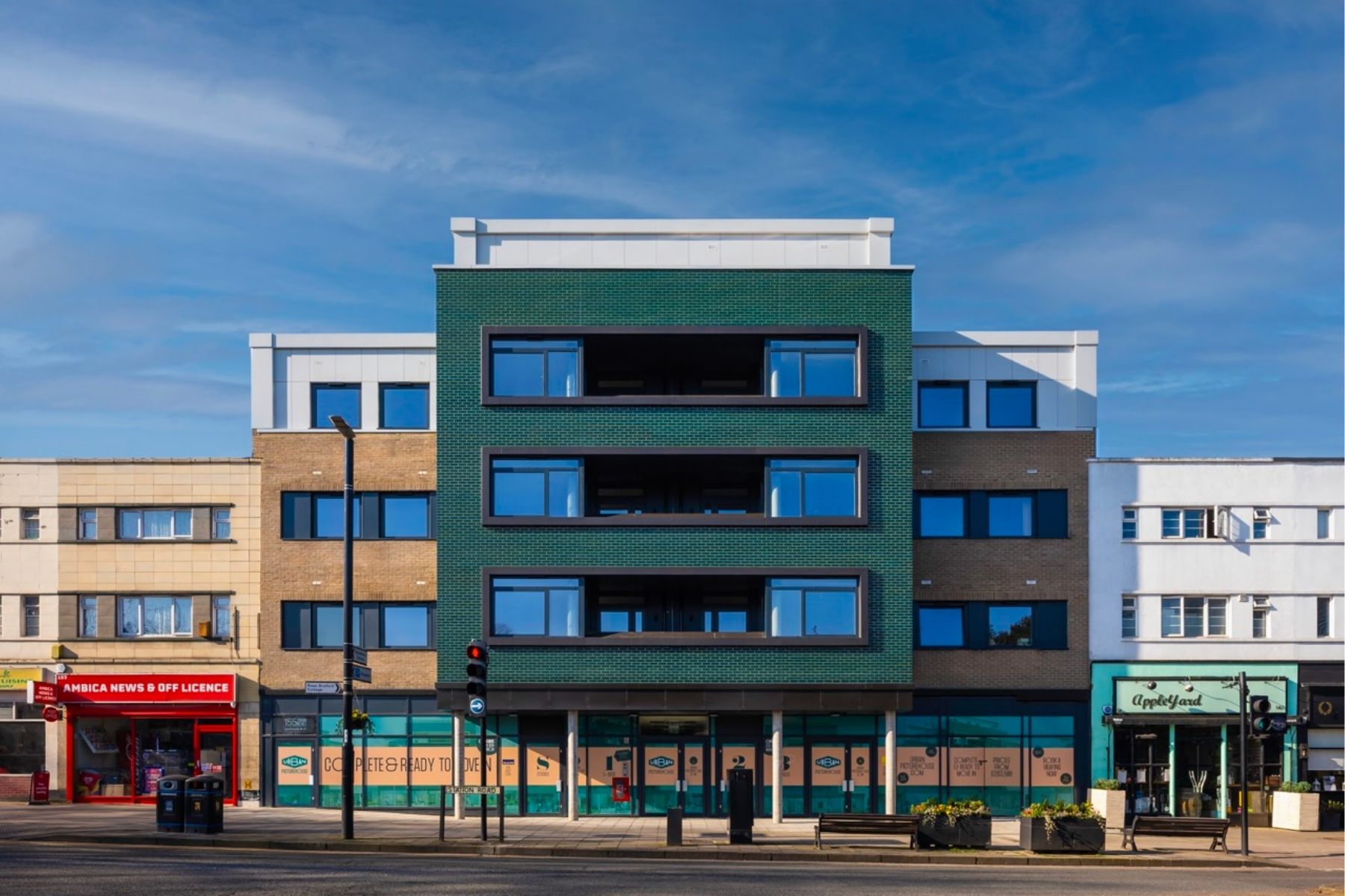 New build apartments at Urban Picturehouse in Sidcup, Kent