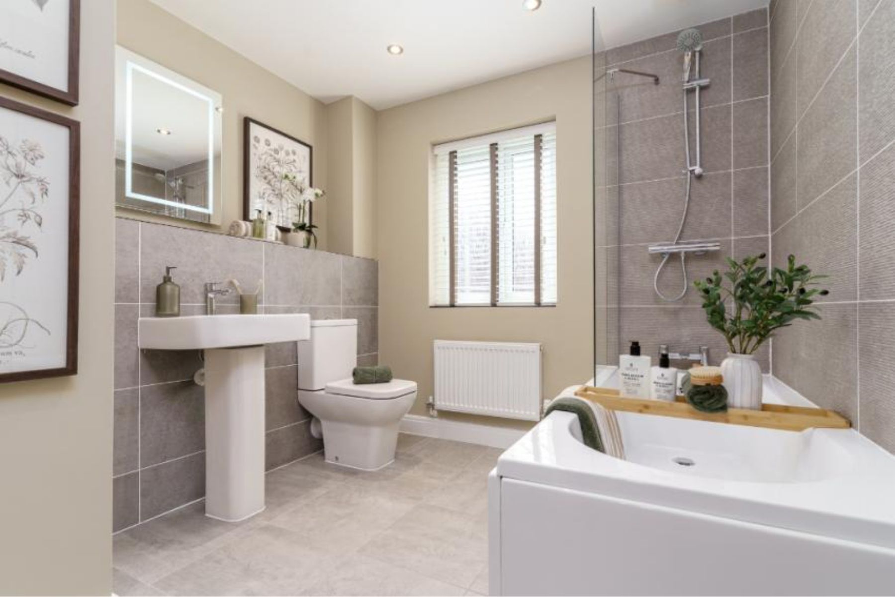 Family bathroom at The Meadows by Chestnut Homes