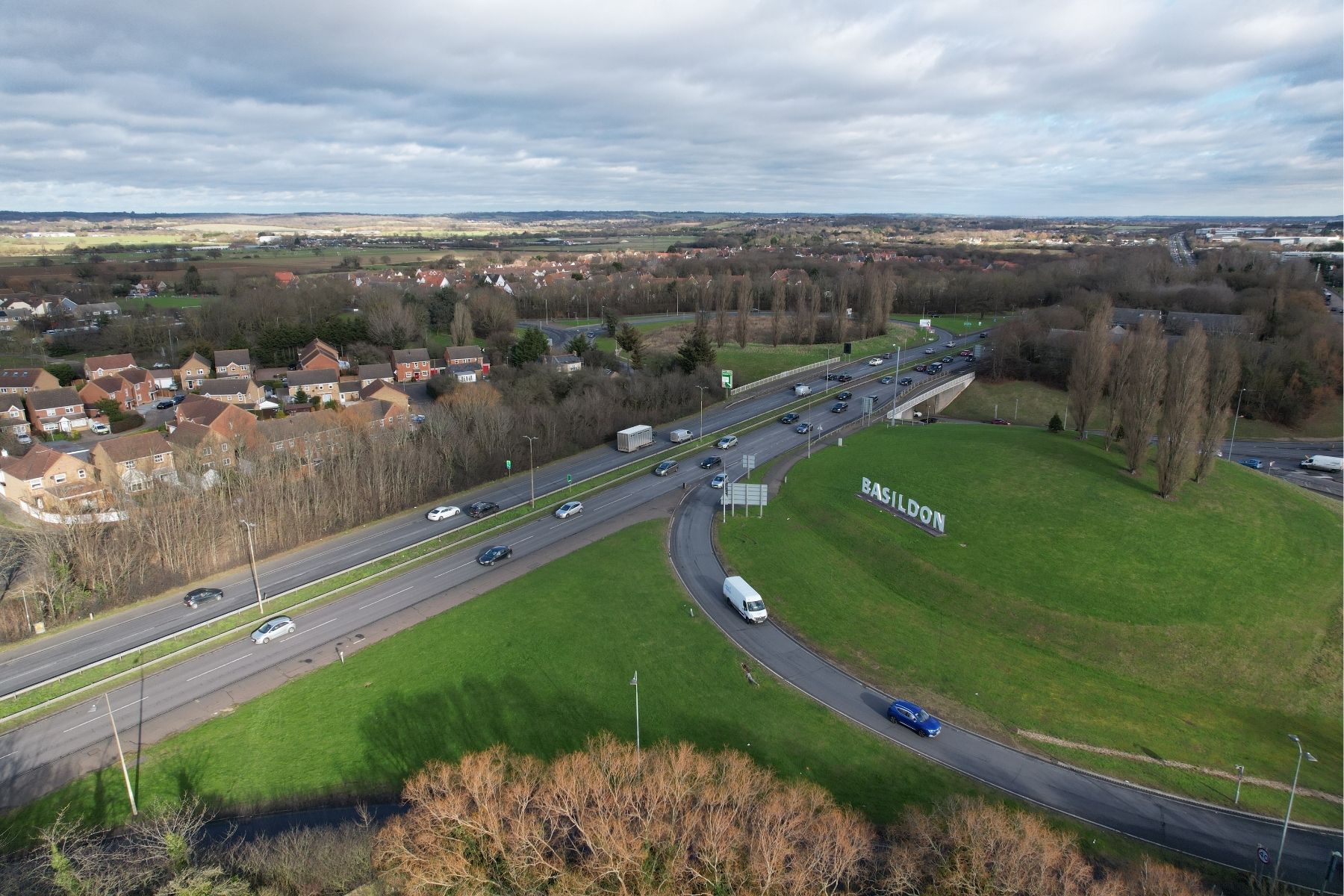 Basildon entrance sign