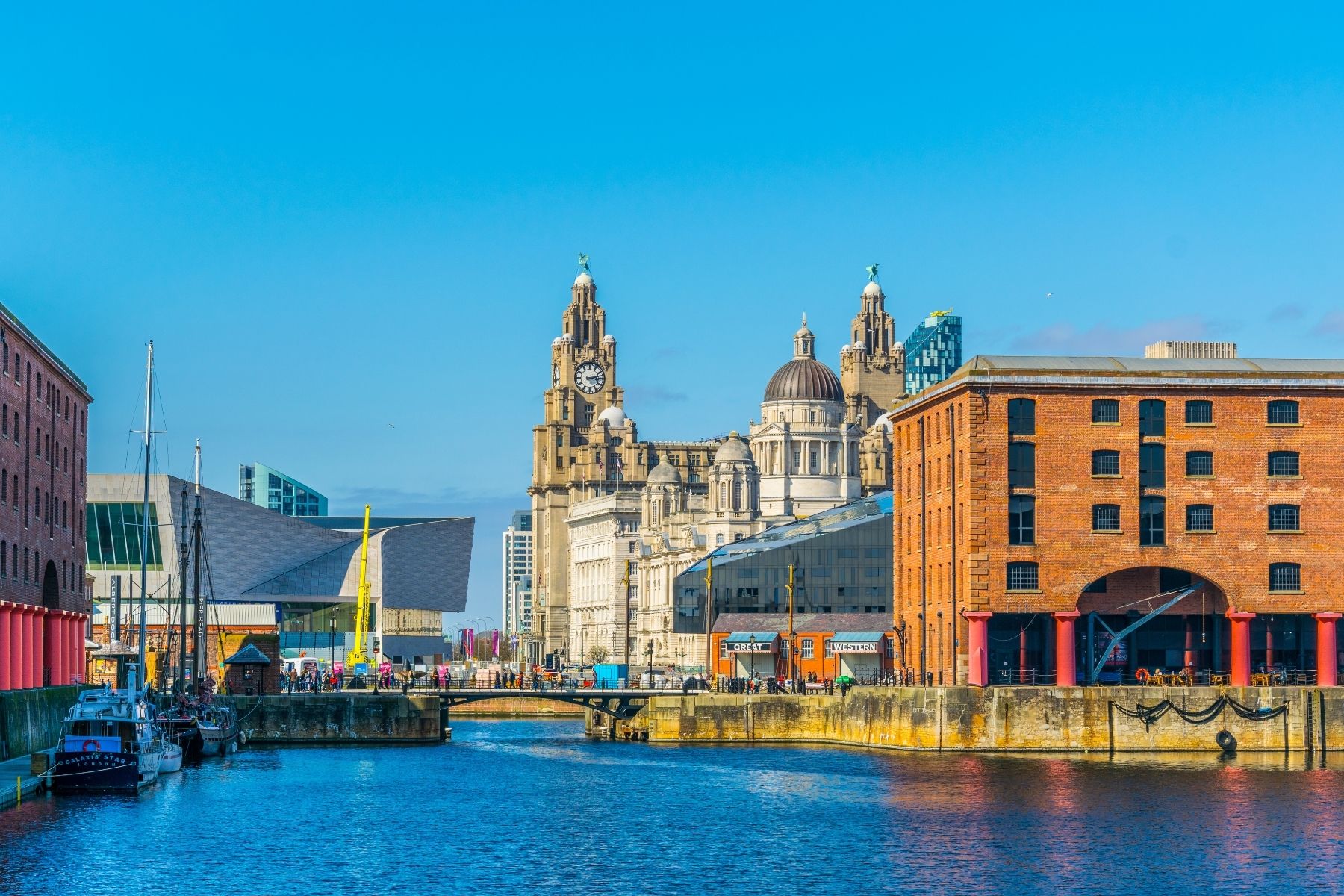 View of Liverpool Docks