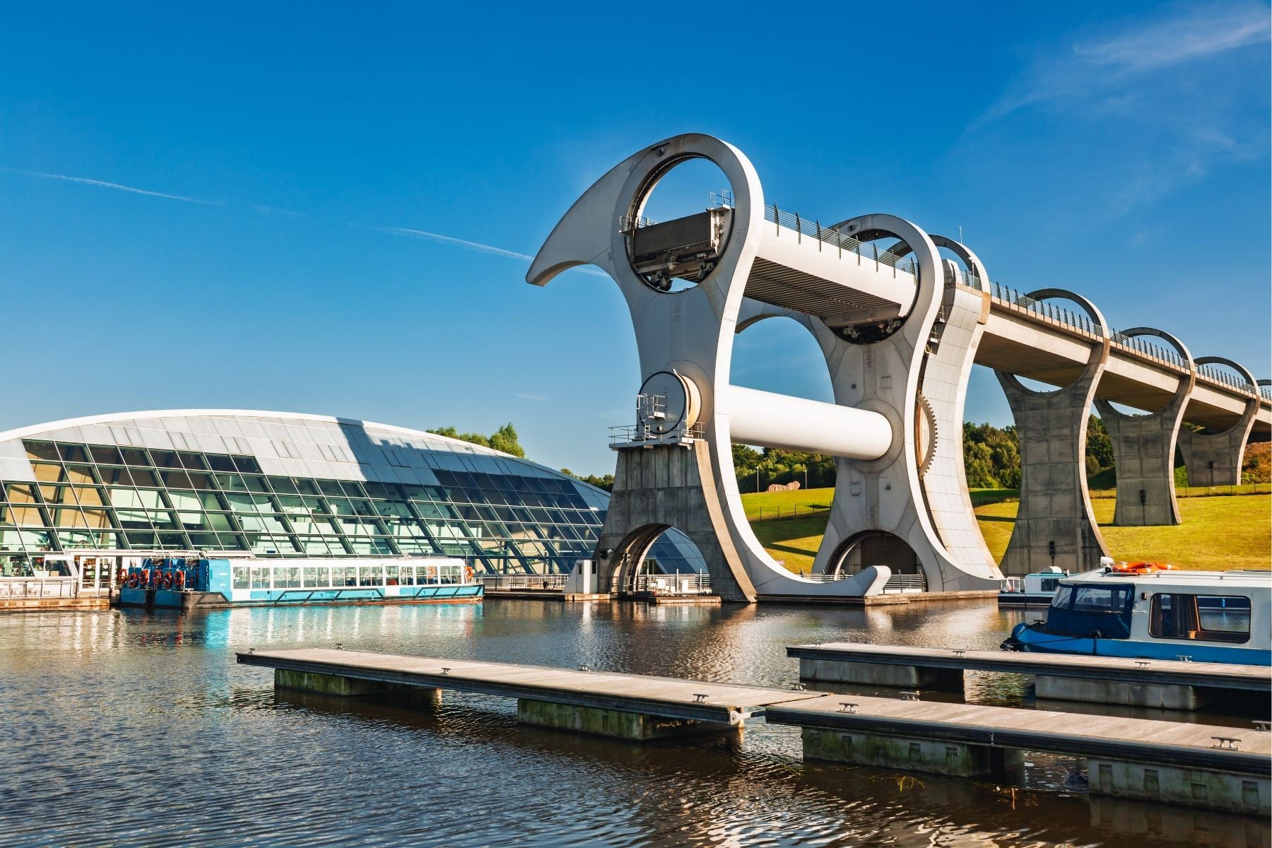 Views of the Falkirk Wheel