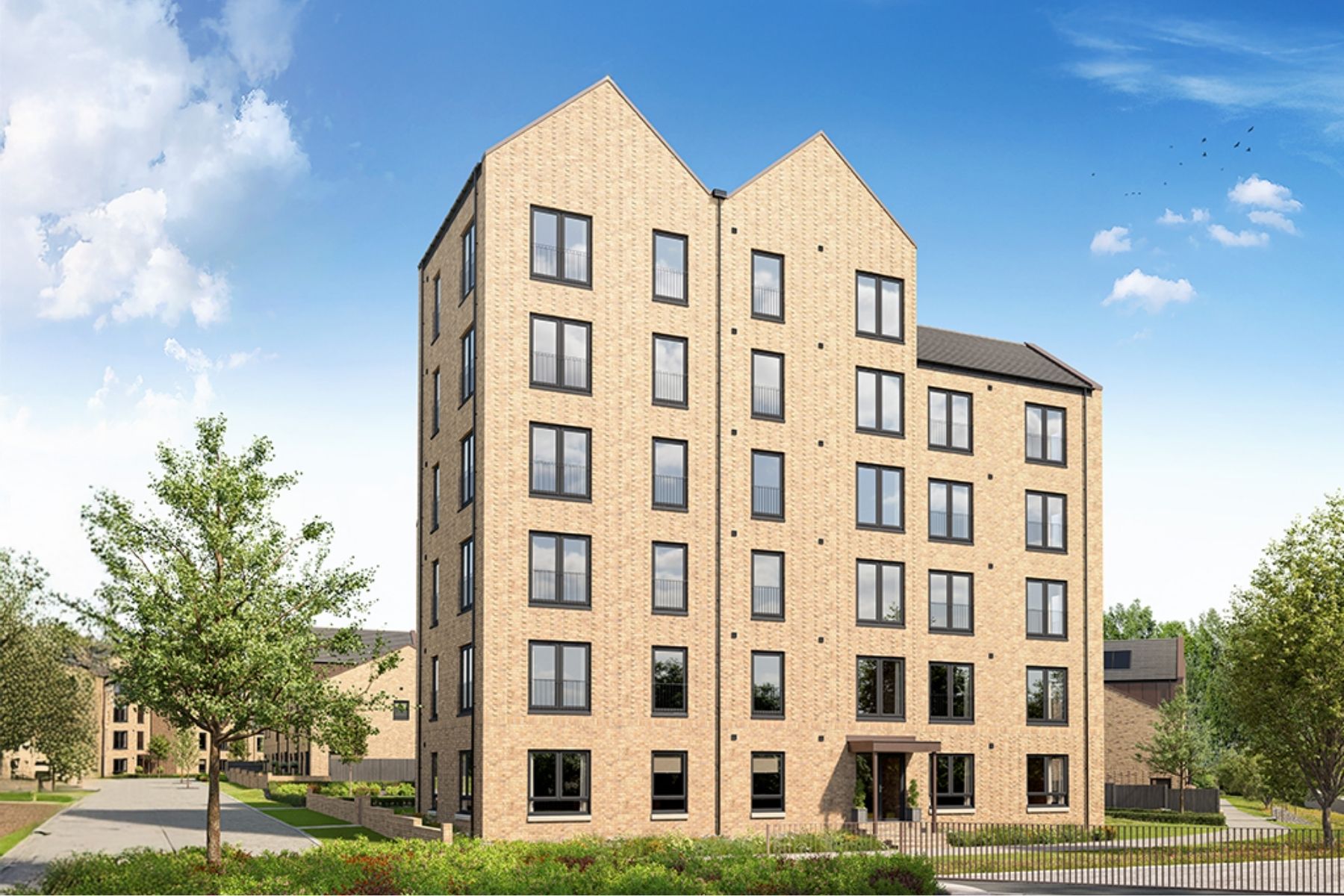 New build apartments at NorthBridge by Keepmoat Homes