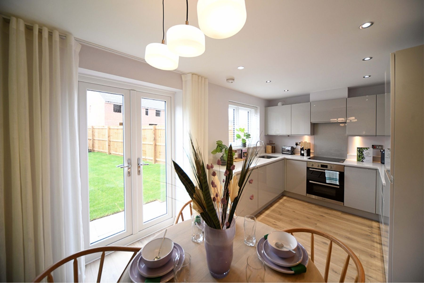 Modern kitchens at River's Edge by Keepmoat in South Shields