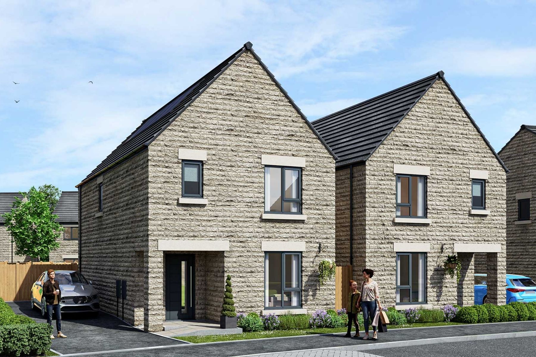 Detached homes at Violet by Honey