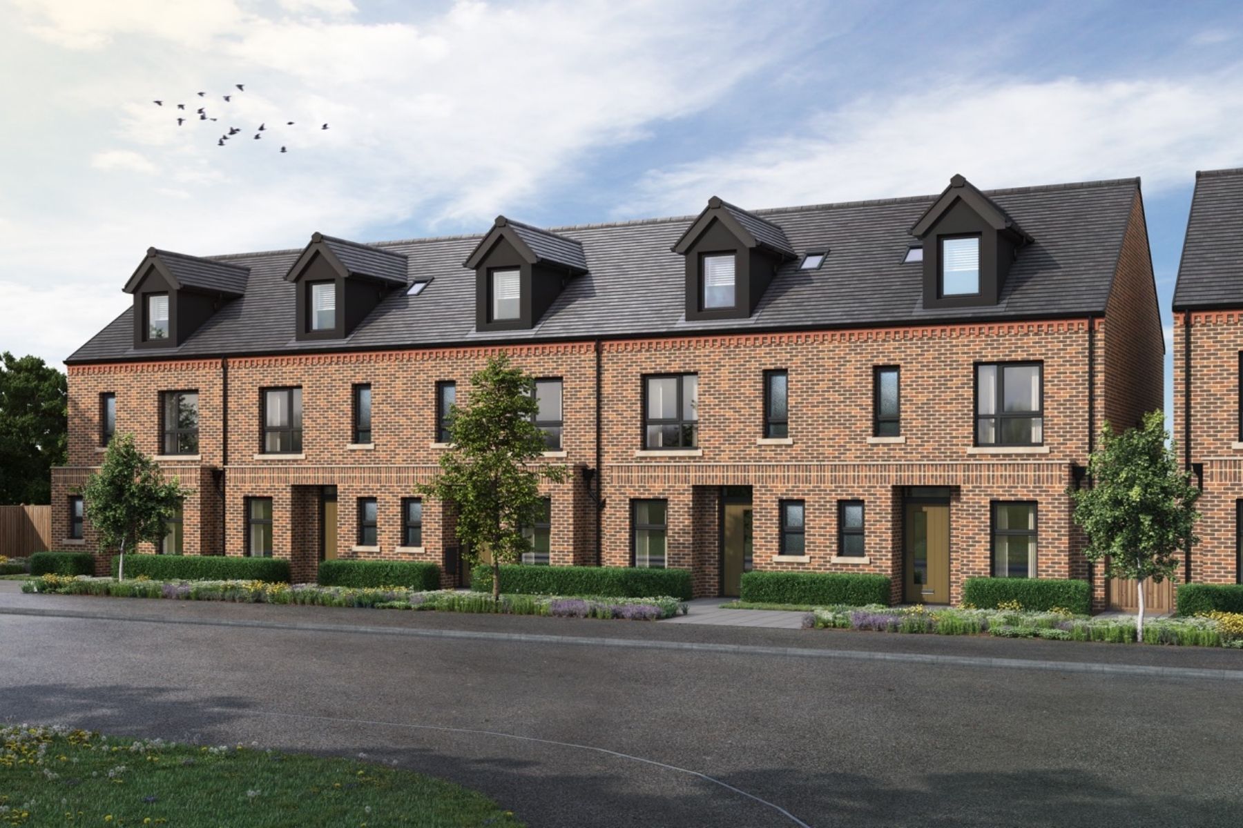 Townhouses available at Brook House Place in Urmston, Manchester