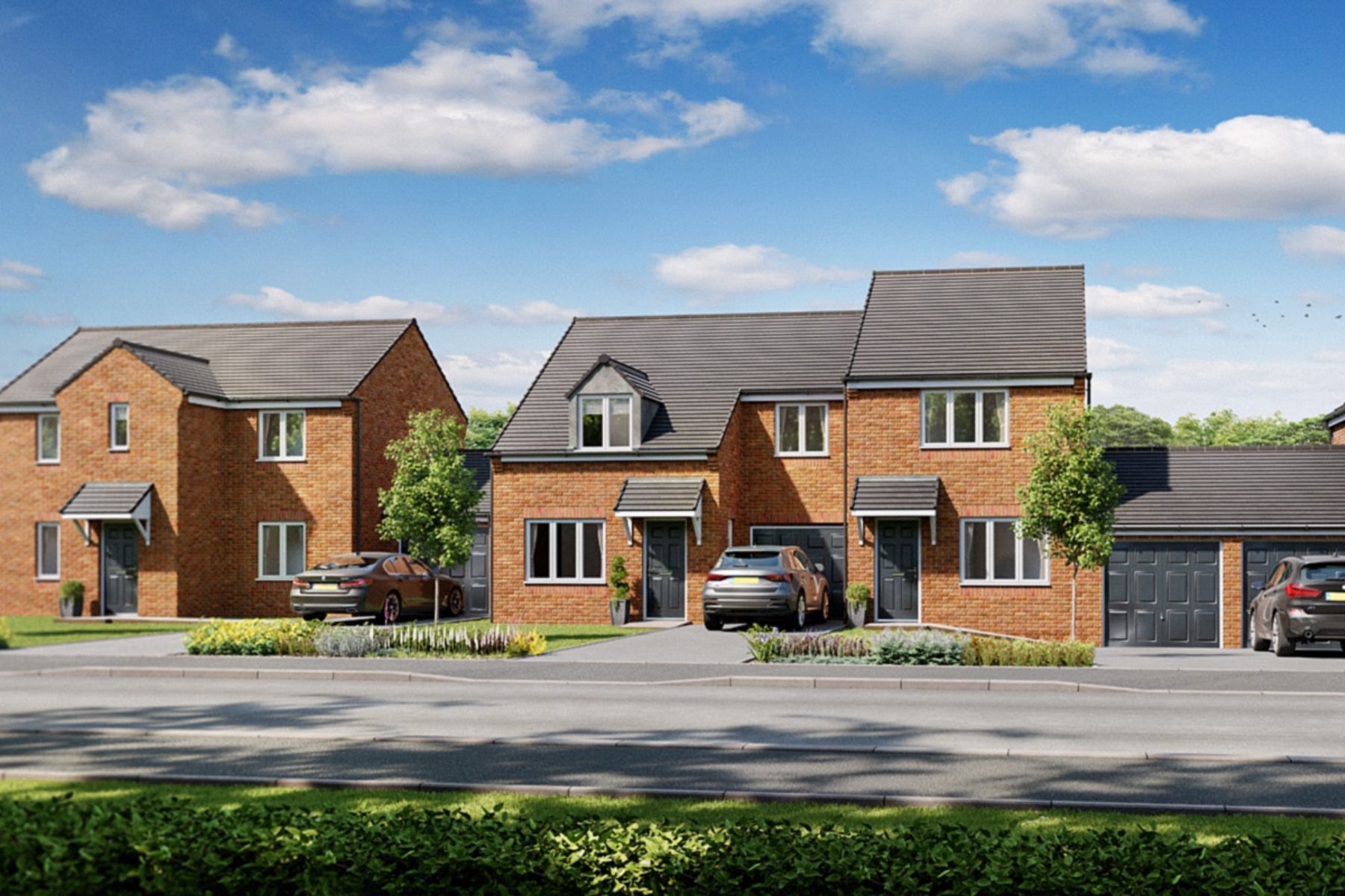 New build homes at Butterfly Grange by Gleeson