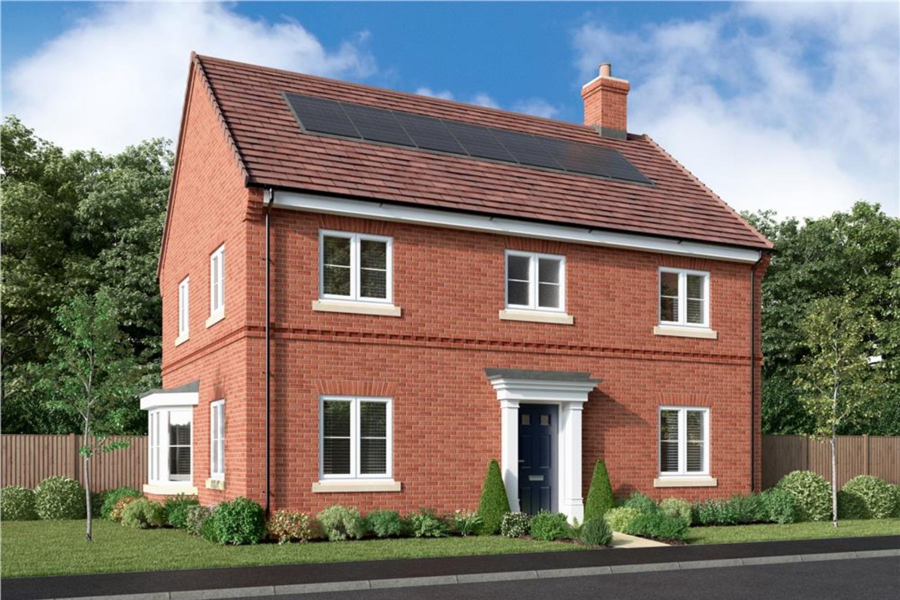 Detached new homes at Boorley Gardens by Miller Homes