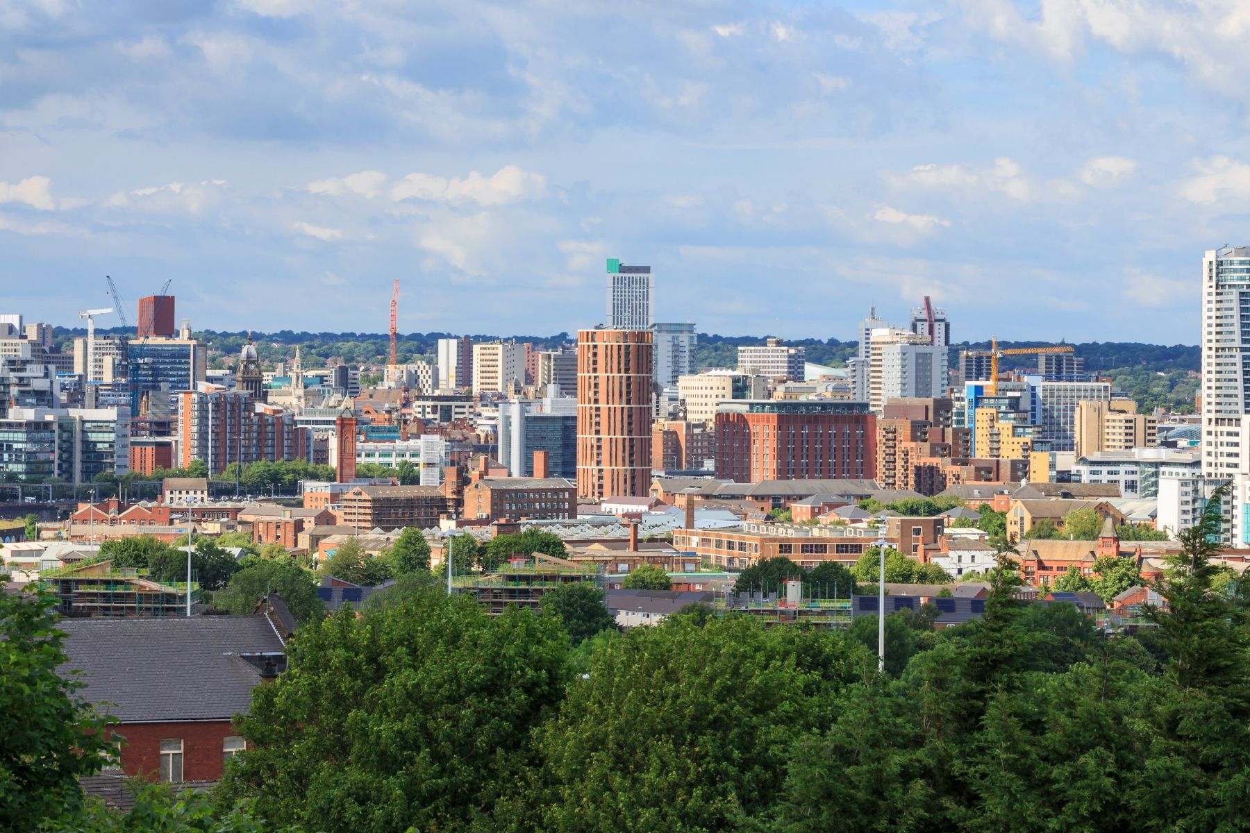 Views of Leeds city centre