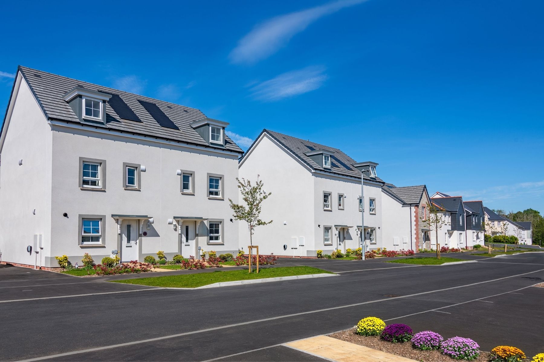 Family homes at Barratt Homes @ Saltash in Cornwall