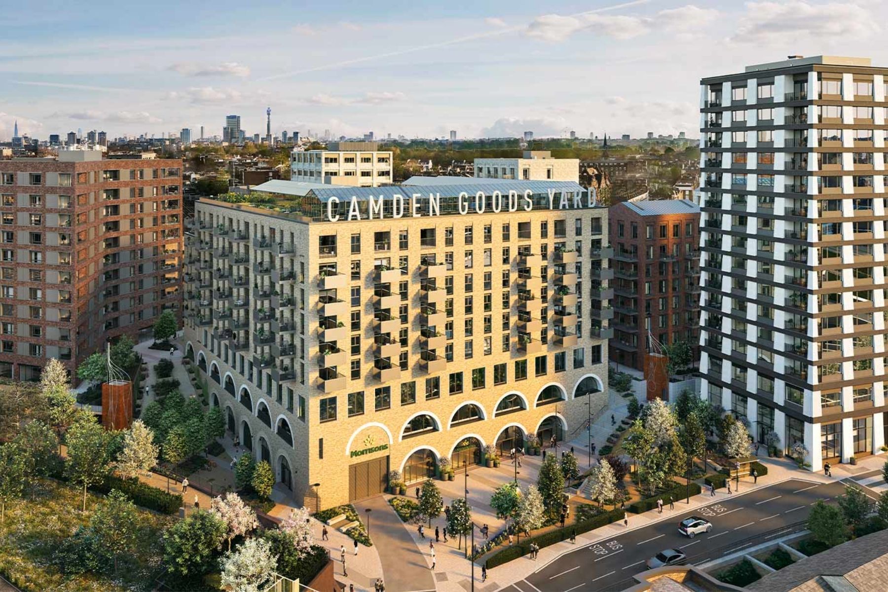 External View of Camden Goods Yard