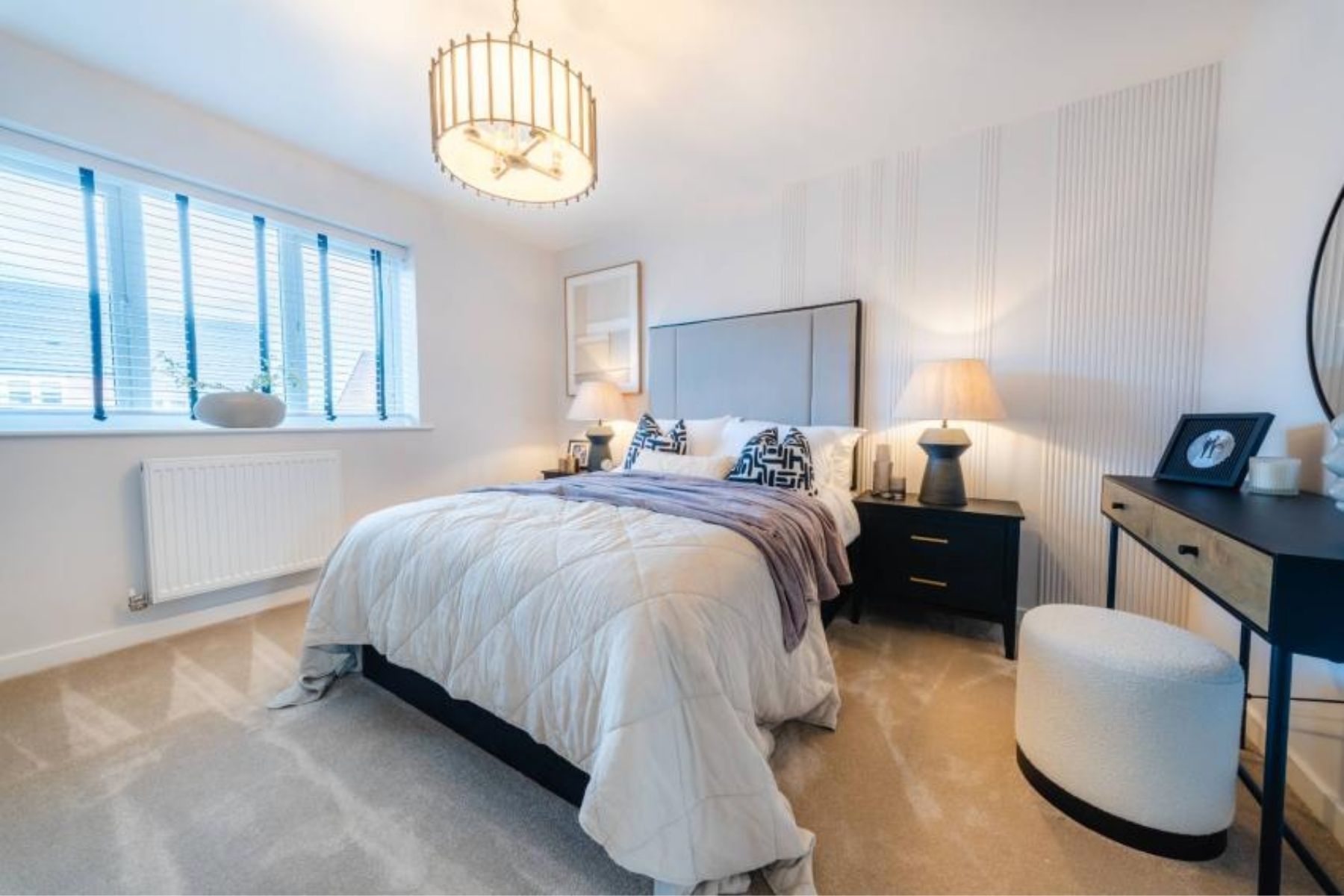 Double bedroom at Waterloo Sidings in Leeds