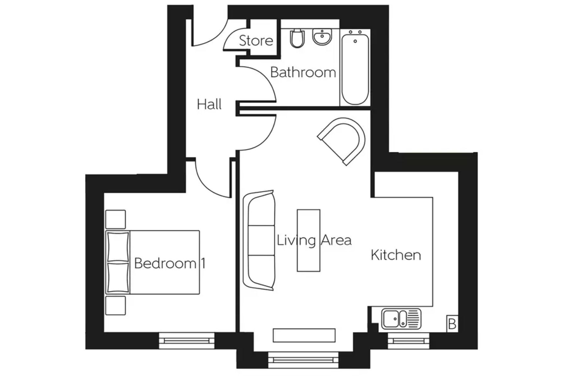 Plot 56 floor plan at Ashlar Village