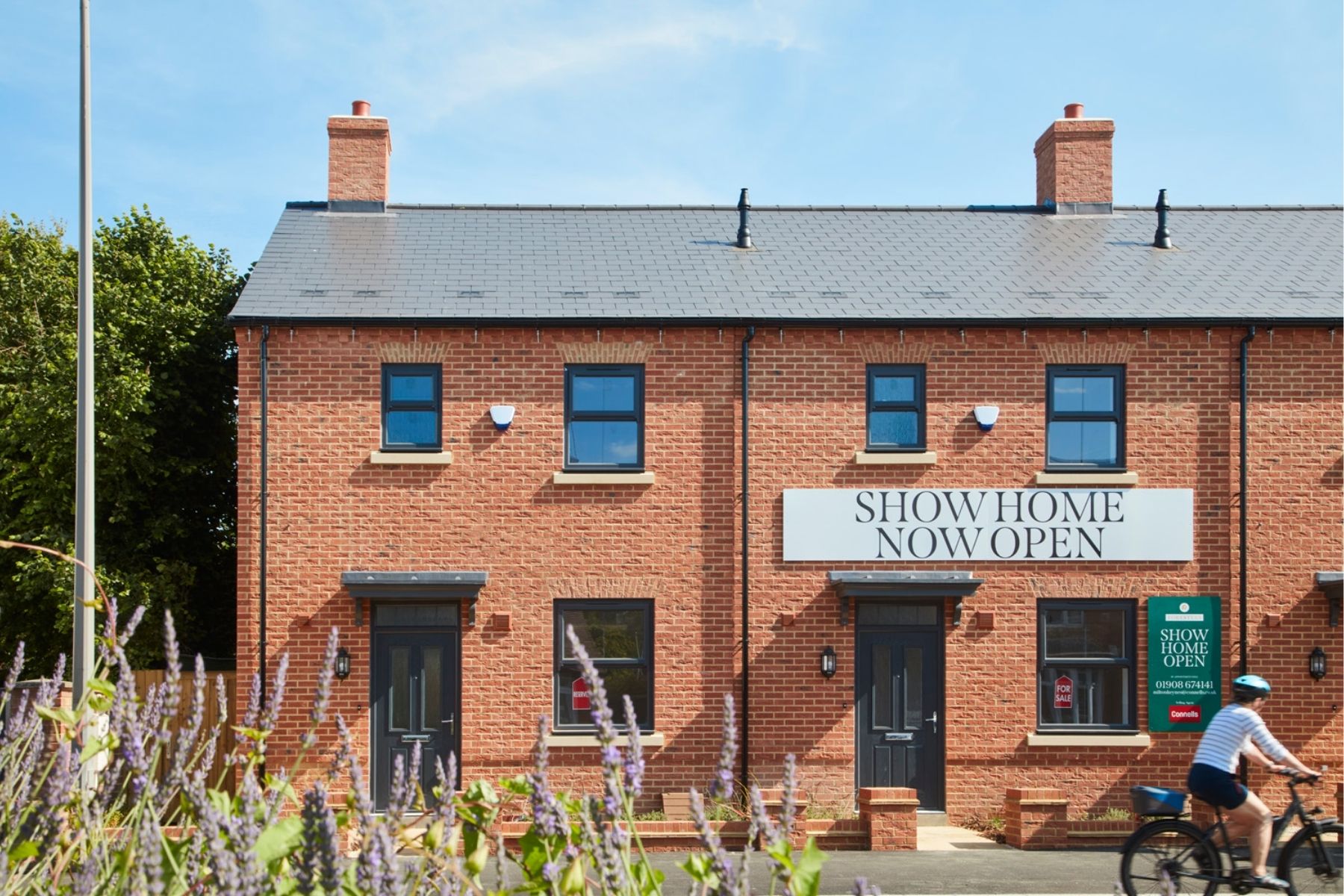 Three bedroom houses at Foresters in New Bradwell, Buckinghamshire.